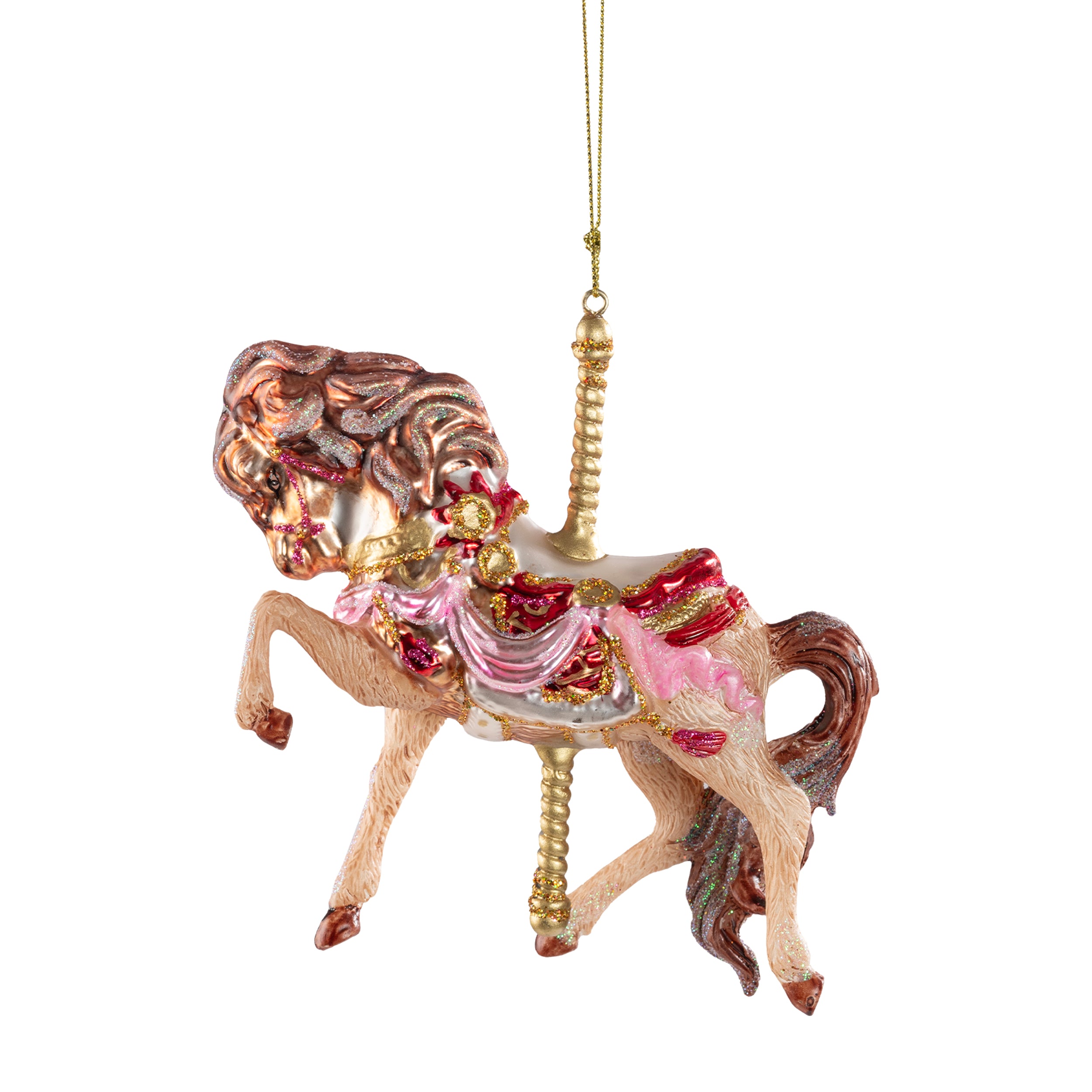 Glass Carousel Horse