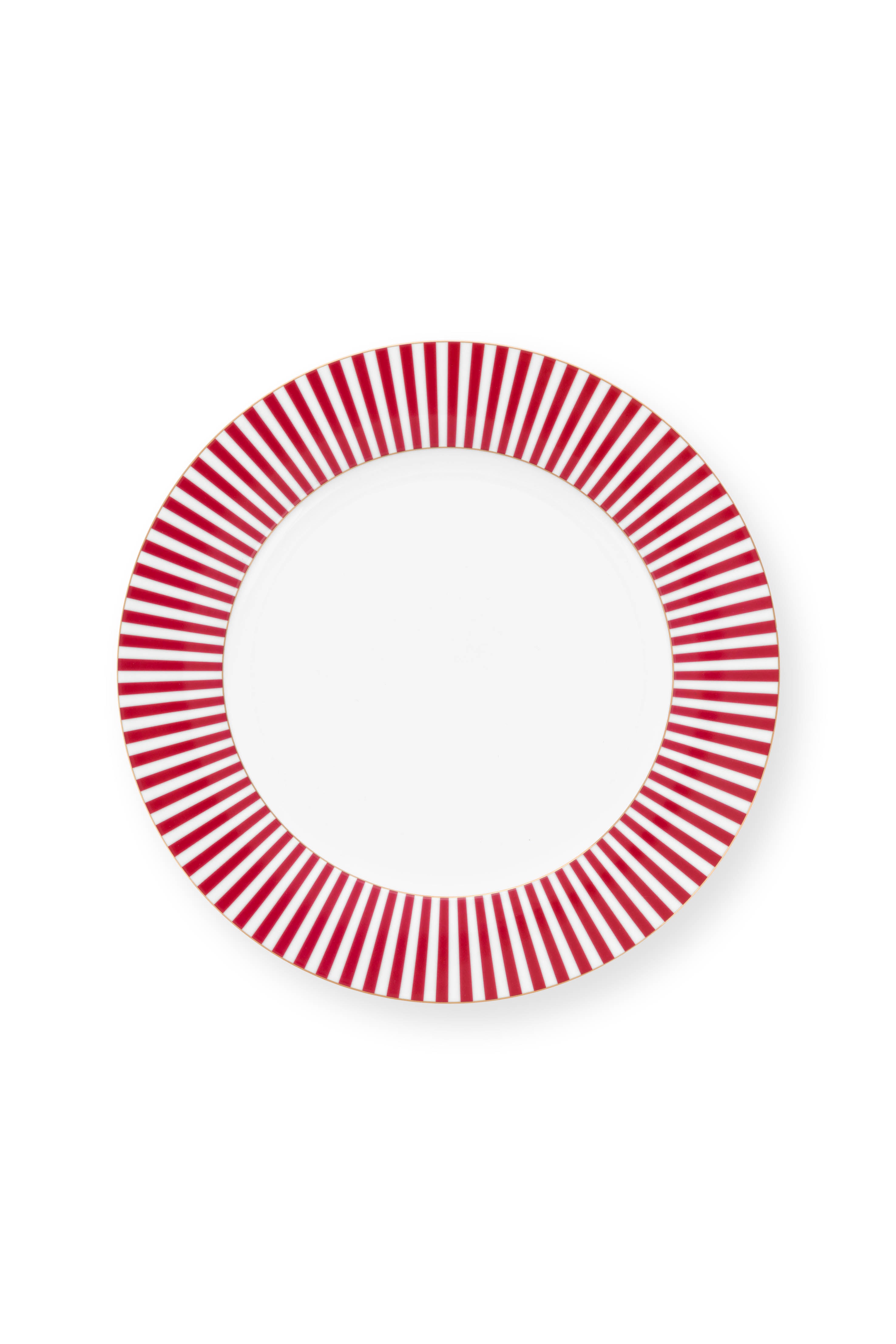 Royal Stripes Dinner Plate Dark Pink 26.5 cm