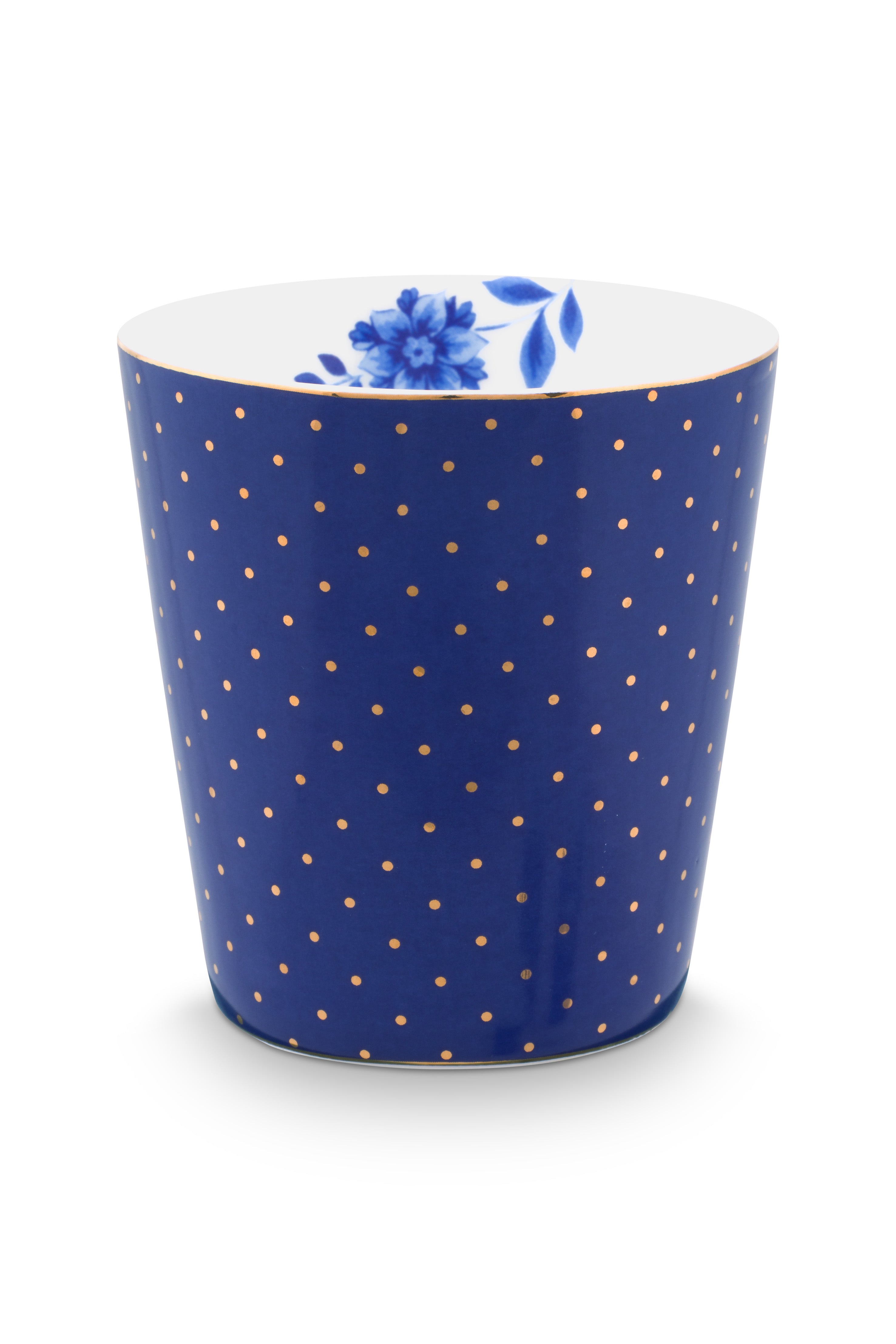 Royal Stripes Mug & Tea Tip Blue