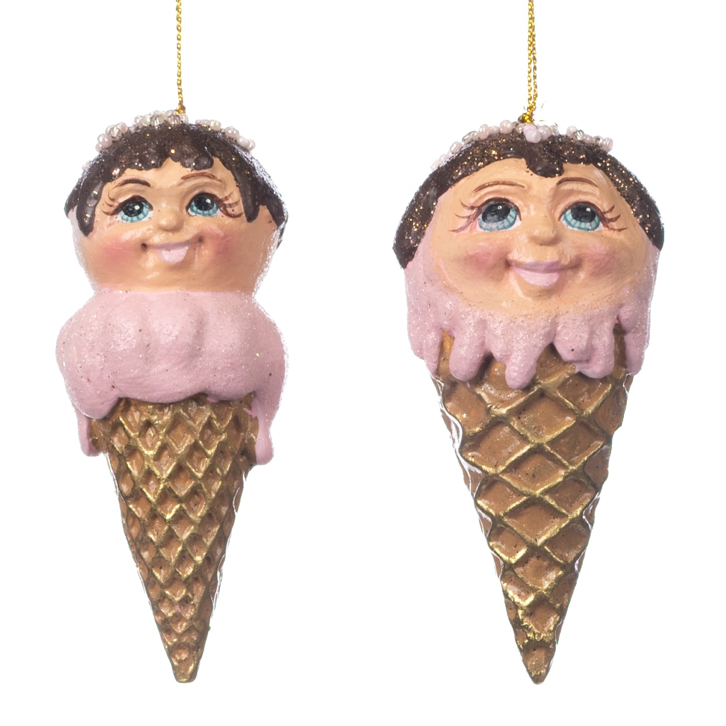 Happy Ice Cream Ornament