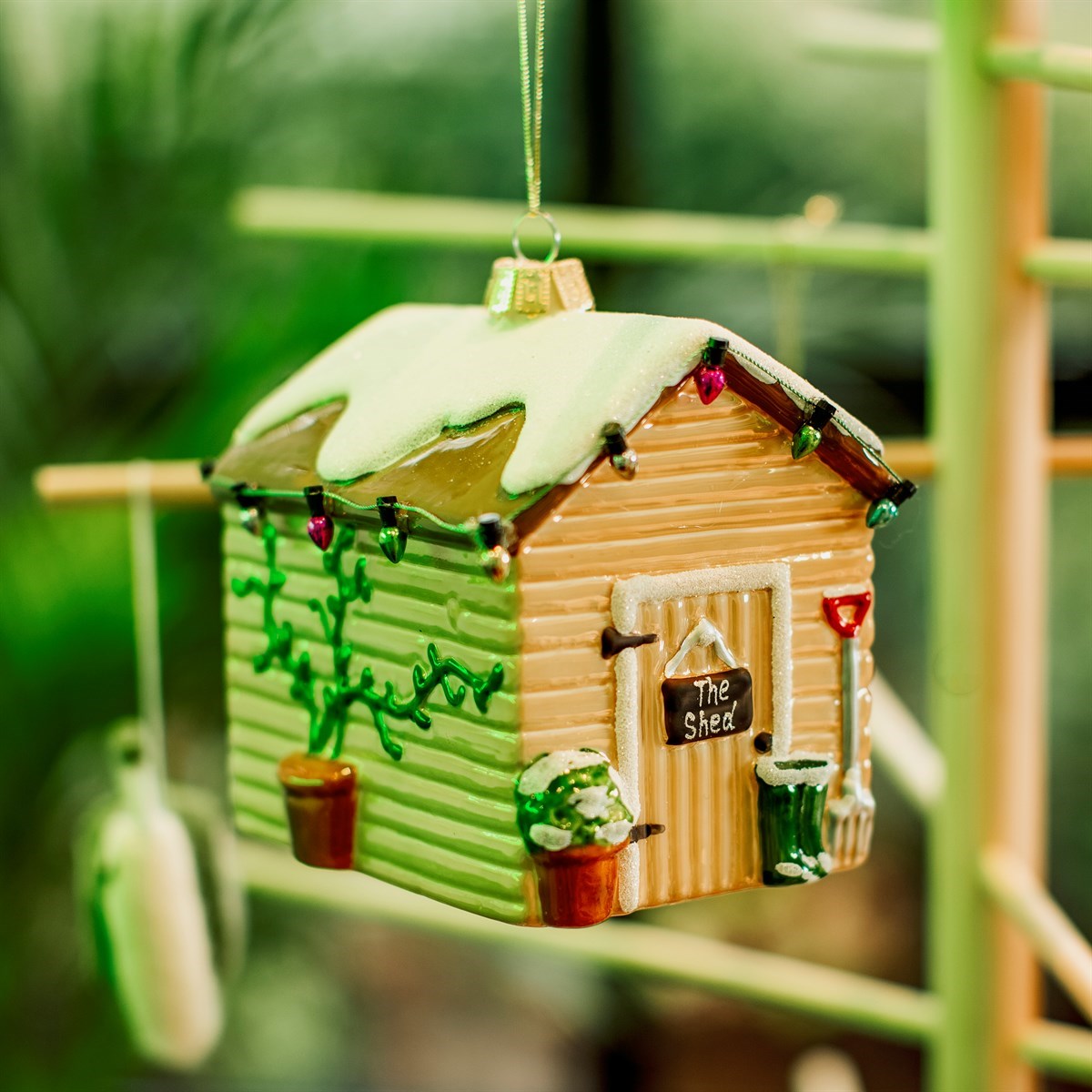 Garden Shed Shaped Bauble