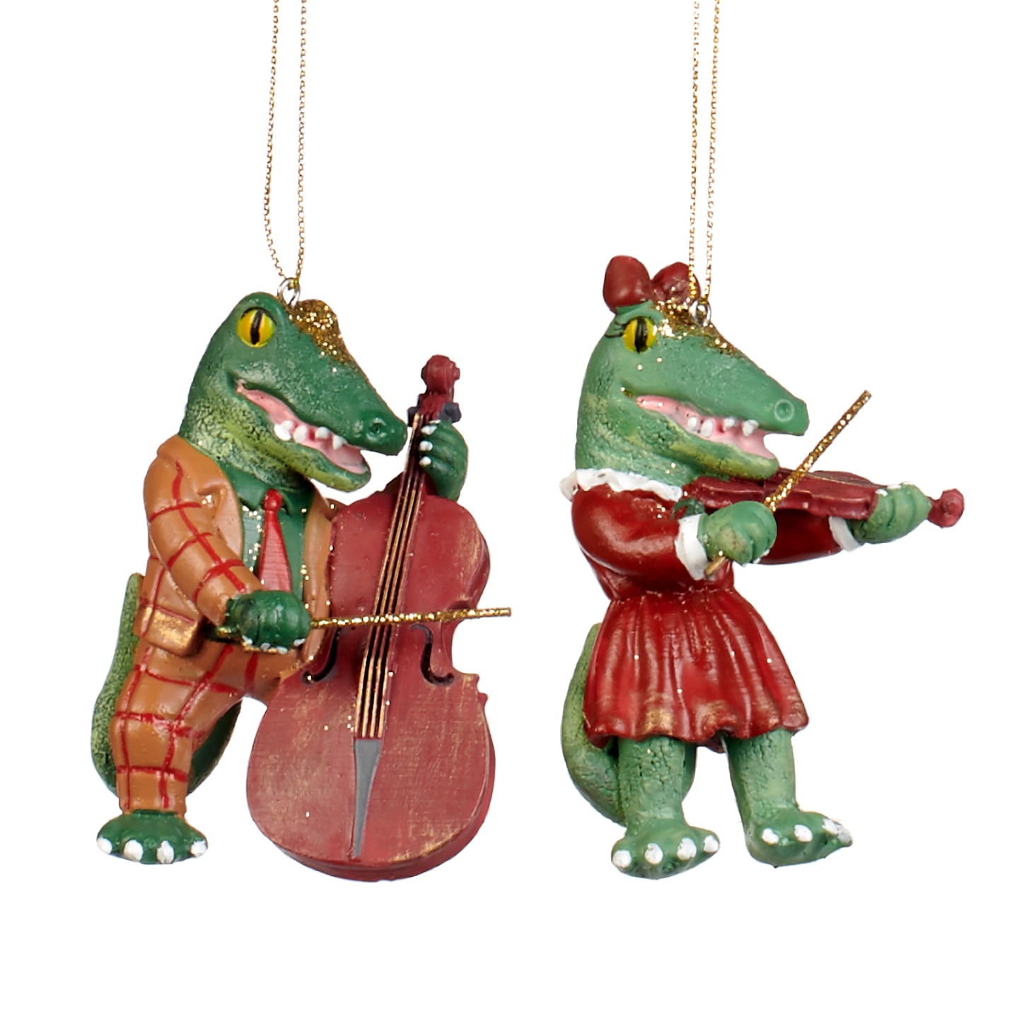 Musical Crocodile Ornament