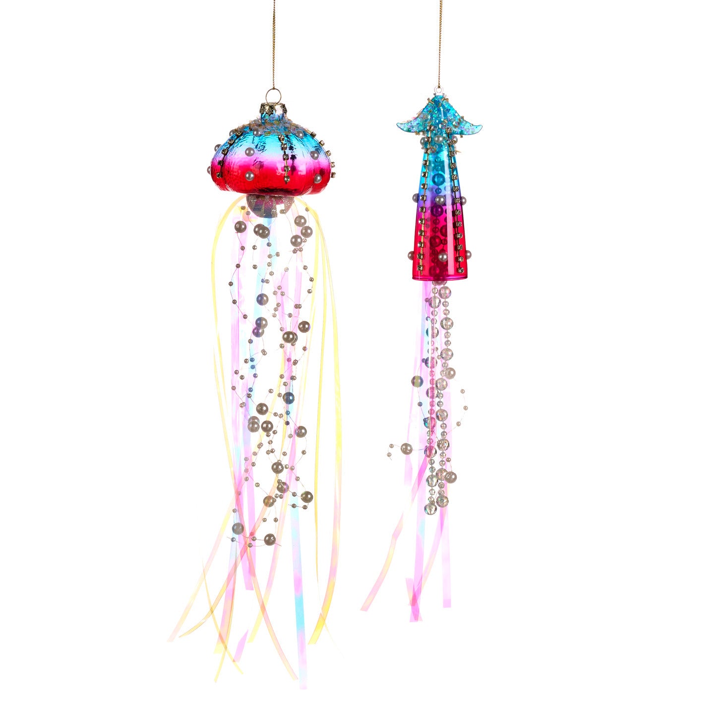 GLASS JELLYFISH Ornament