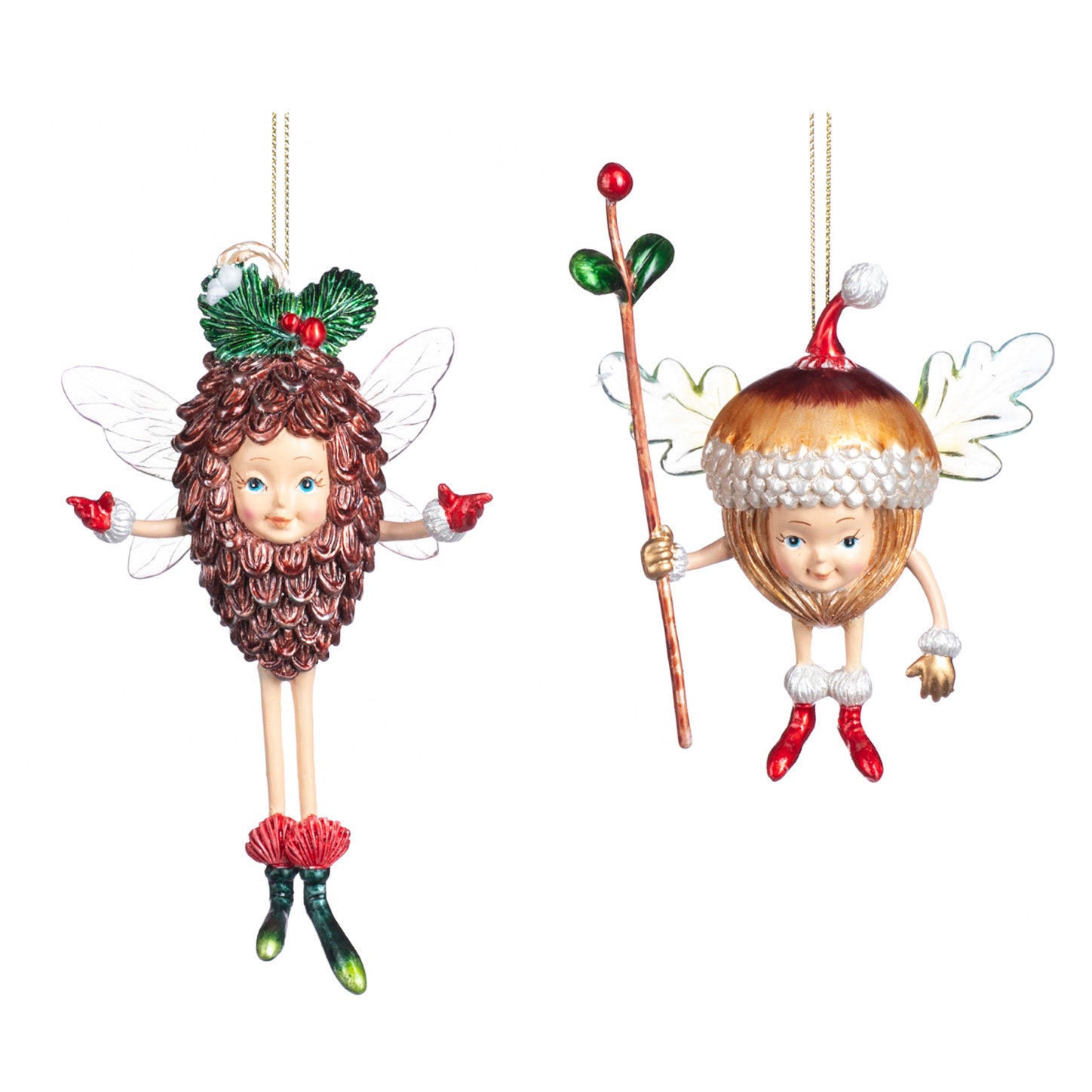 ACORN/PINEC.FAIRY ORNAMENT