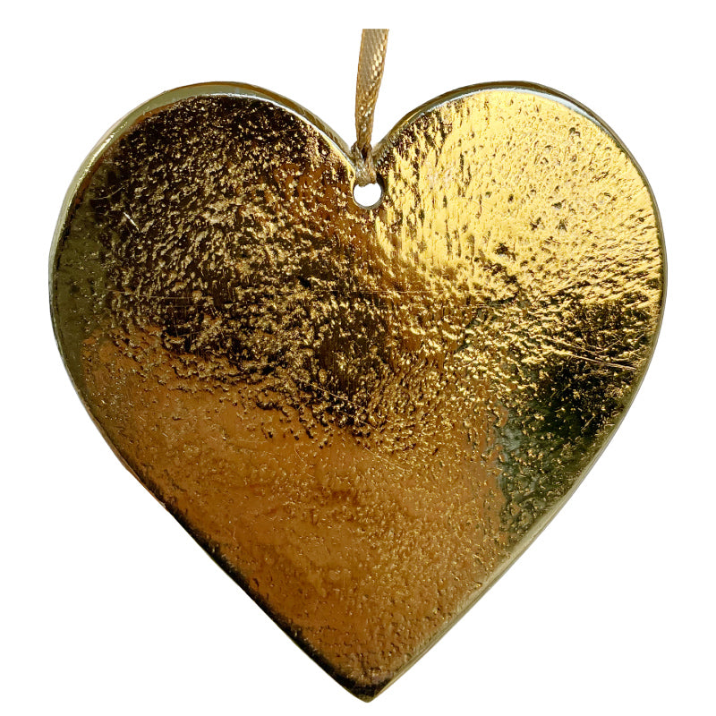 Flat heart ornament